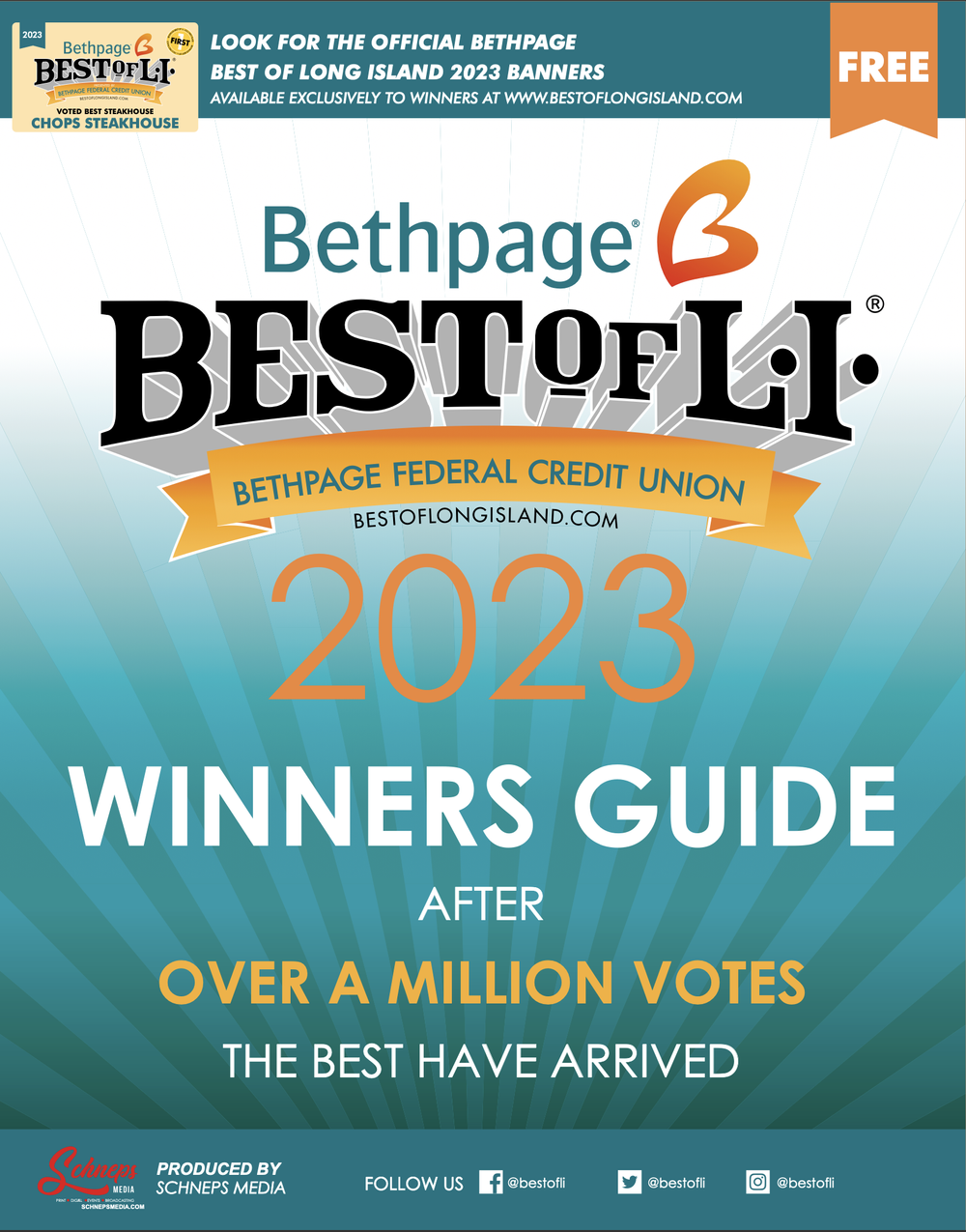 We Won Best of long island 2023