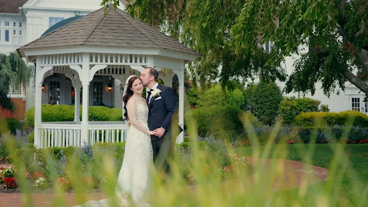 Whitney and Justin at The Mansion at Timber Point